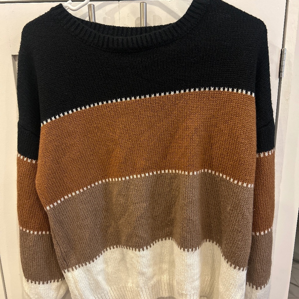 Colorblock sweater